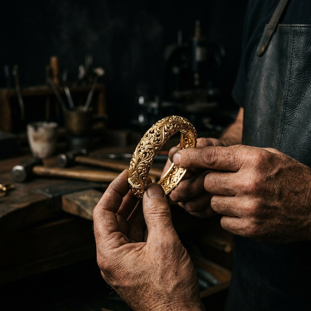 JV Group master goldsmith at work